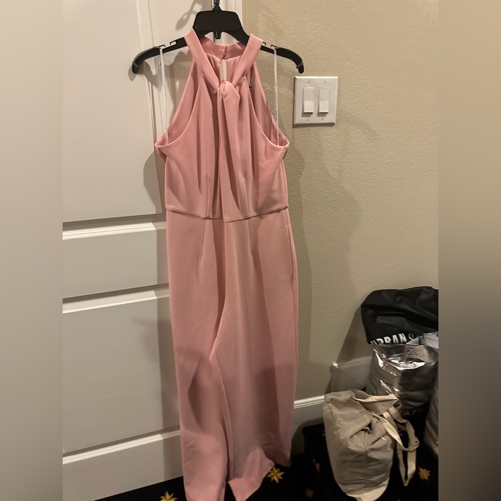 Baby pink pantsuit